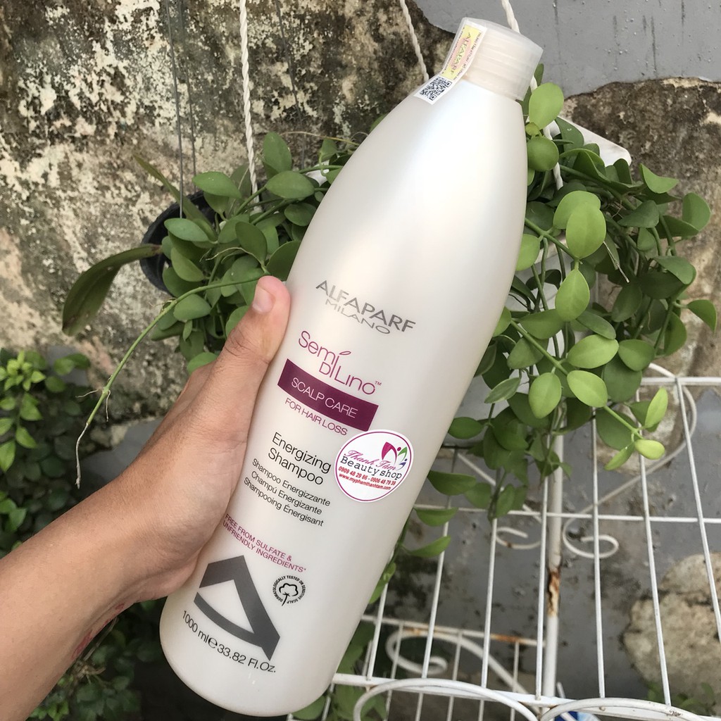 Dầu gội chống rụng tóc Alfaparf Milano Semi Di Lino Scalp Care Energizing Shampoo 1000ml