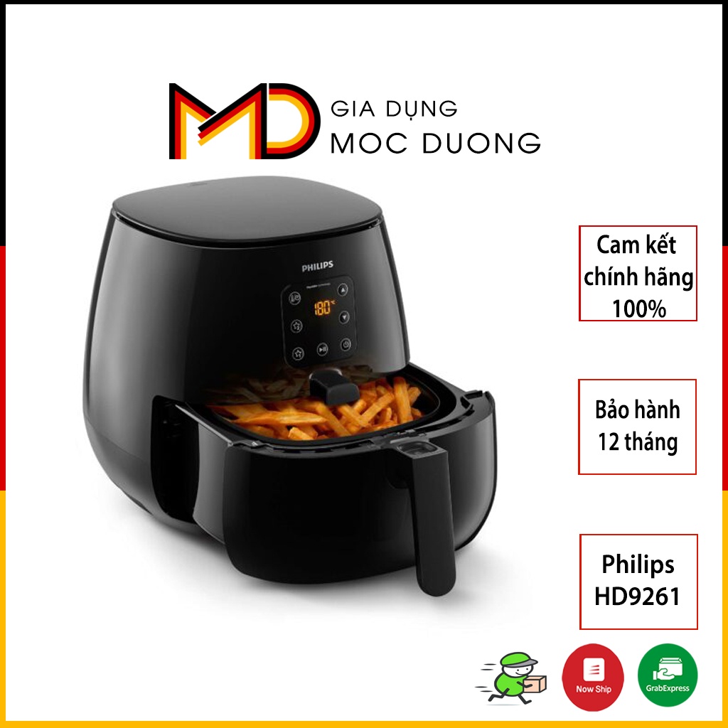 Nồi chiên không dầu Philips HD9261 Bản châu Á [HÀNG NHẬP ĐỨC]