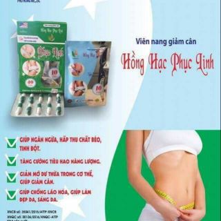 Viên nang giảm cân Hồng Hạc Phục Linh - Cam kết chính hãng
