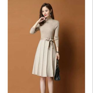 Váy len kiểu dáng Hàn Quốc