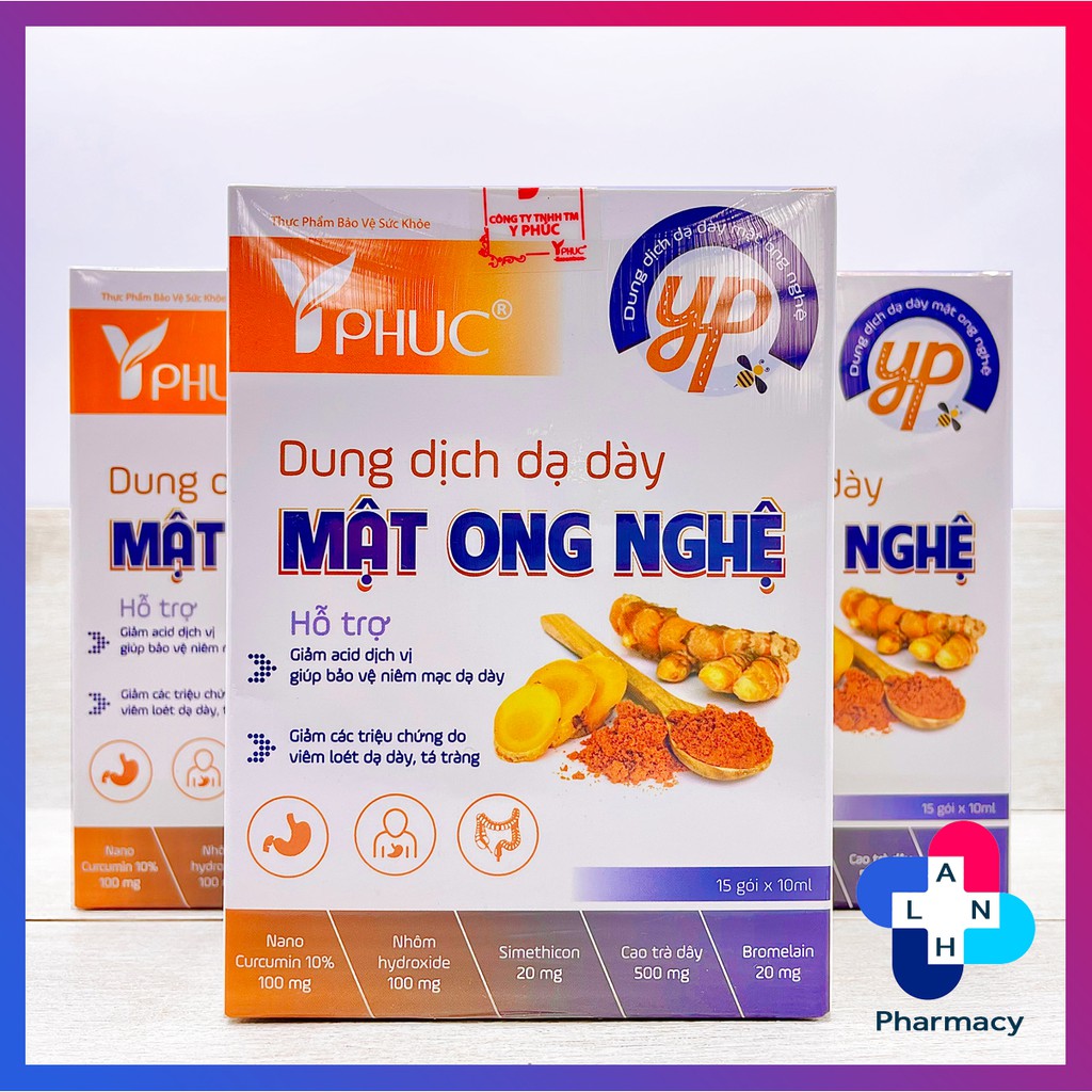 DUNG DỊCH DẠ DÀY MẬT ONG NGHỆ (15 gói) - Hỗ trợ giảm các triệu chứng bệnh dạ dày.