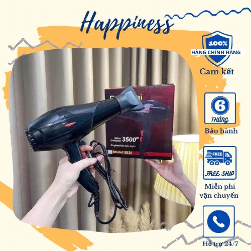 Máy Sấy Tóc 2 Chiều Nóng Lạnh Công Suất Lớn 3500W (Bảo hành lỗi 1 đổi 1)