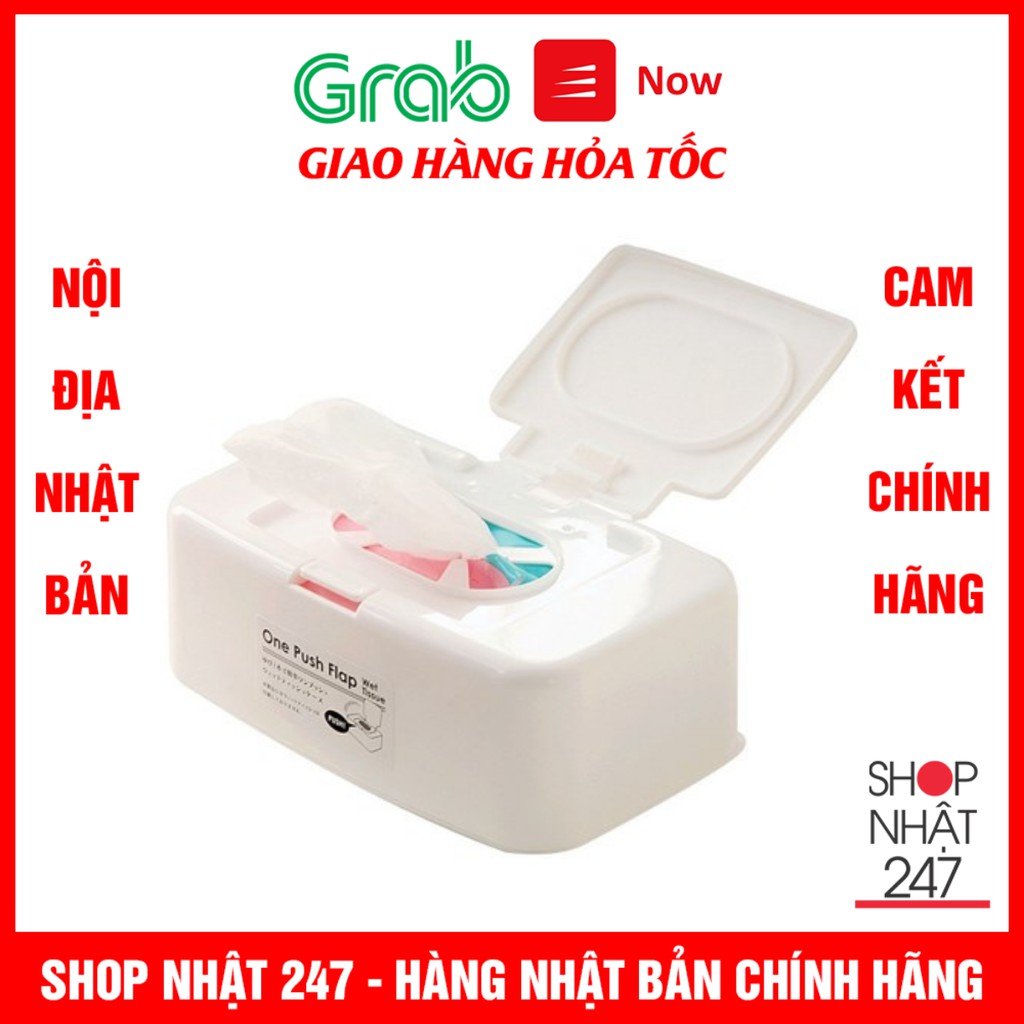 Hộp đựng giấy ướt có nắp bật One Push Flap nội địa Nhật Bản