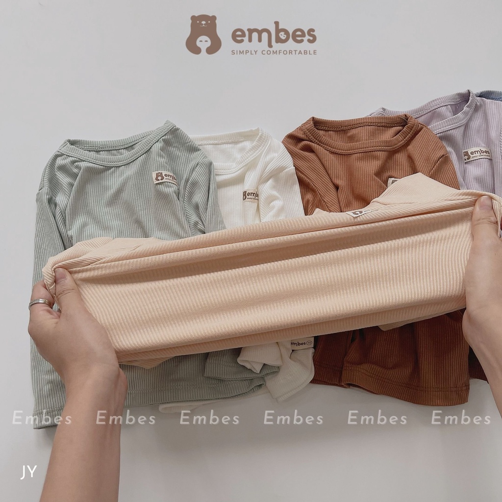 Bộ dài tay cho bé trai bé gái, bộ cotton tăm trẻ em Thanh Hằng Baby 9kg - 21kg