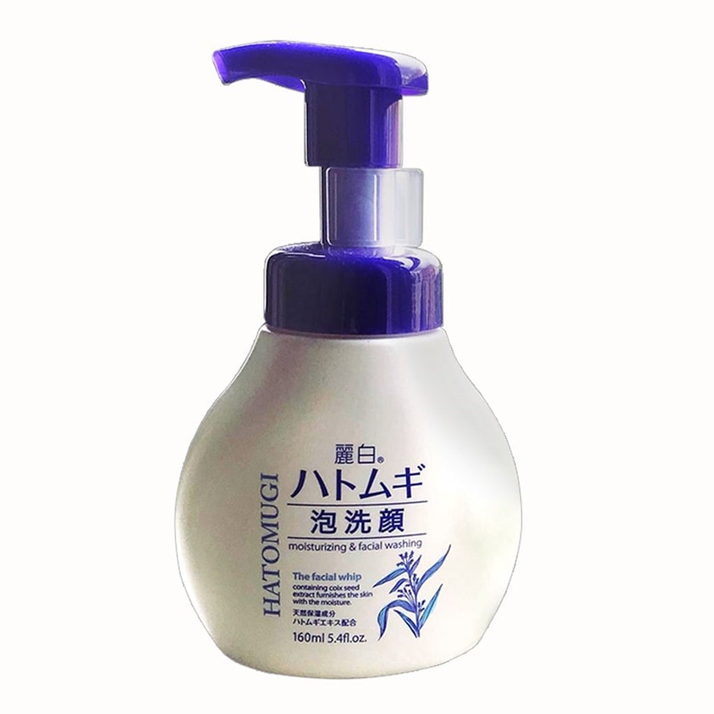 Sữa Rửa Mặt Tạo Bọt Reihaku Hatomugi 160ml