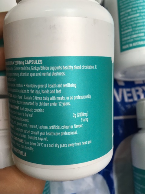 Viên Bổ Não Ginkgo Biloba Healthy Care 100 viên. | BigBuy360 - bigbuy360.vn