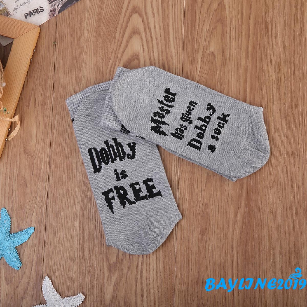 Vớ Cotton In Chữ Cho Nam Và Nữ
