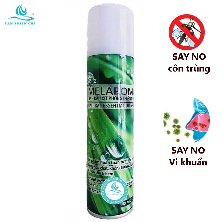 Xịt sát khuẩn thơm tinh dầu MELAROMA SPRAY MHT chai 100ml TTC (Date T11/2021)