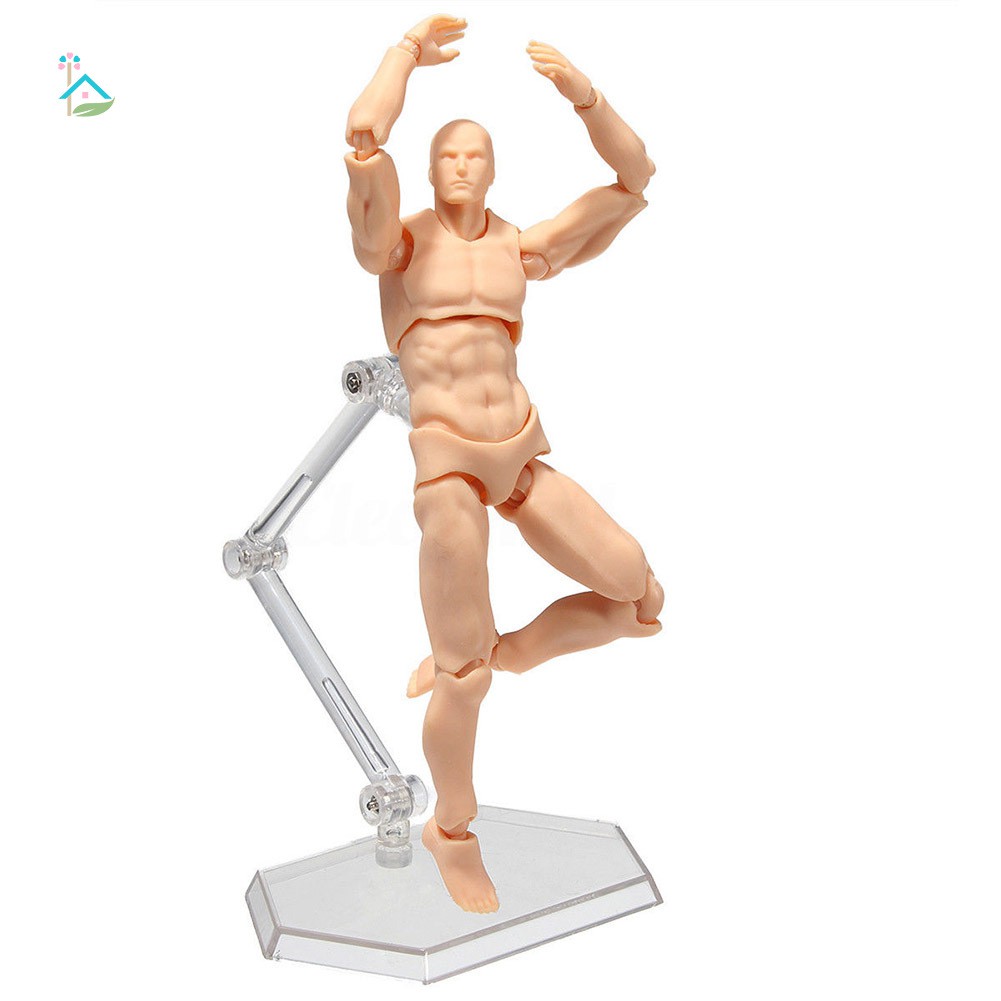 Đồ chơi mô hình búp bê nam nữ có khớp động trang trí cao cấp