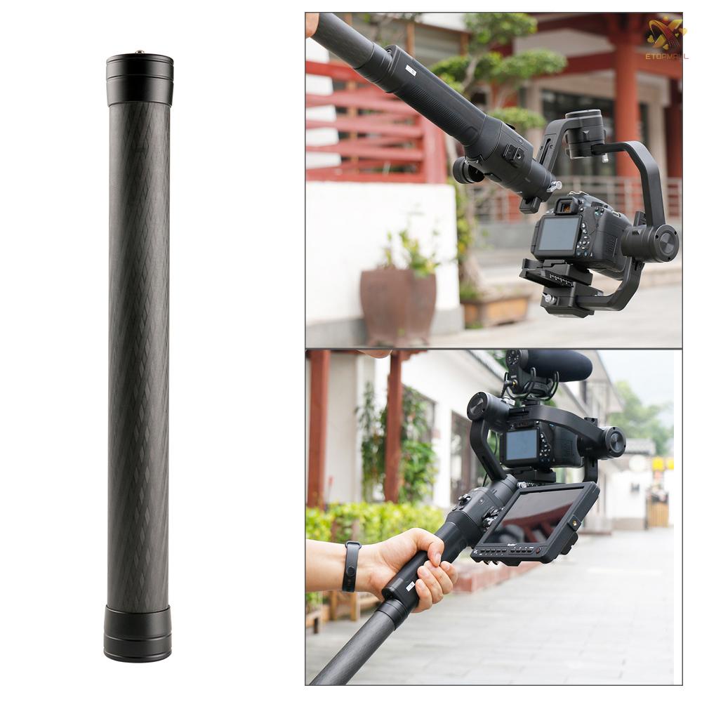 Thanh Nối Dài Ổn Định Bằng Sợi Carbon 1 / 4 Inch 35cm Cho Dji Ronin-S Zhiyun Crane 2 / 3 Feiyu Ak4000 / Ak2000 Air 2