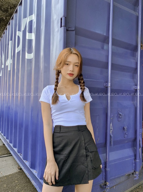 Quần váy túi hộp 2 màu (hình shop chụp điện thoại) | BigBuy360 - bigbuy360.vn