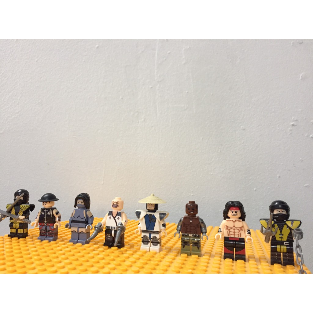 Mortal Kombat Đồ Chơi Lắp Ráp Non LEGO Mô Hình Scorpion Raiden Baraka Kitana Jax Kung Lao KF6094