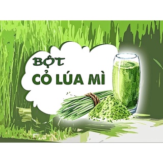 Bột Cỏ Lúa Mì non 500Gram nguyên chất sấy lạnh