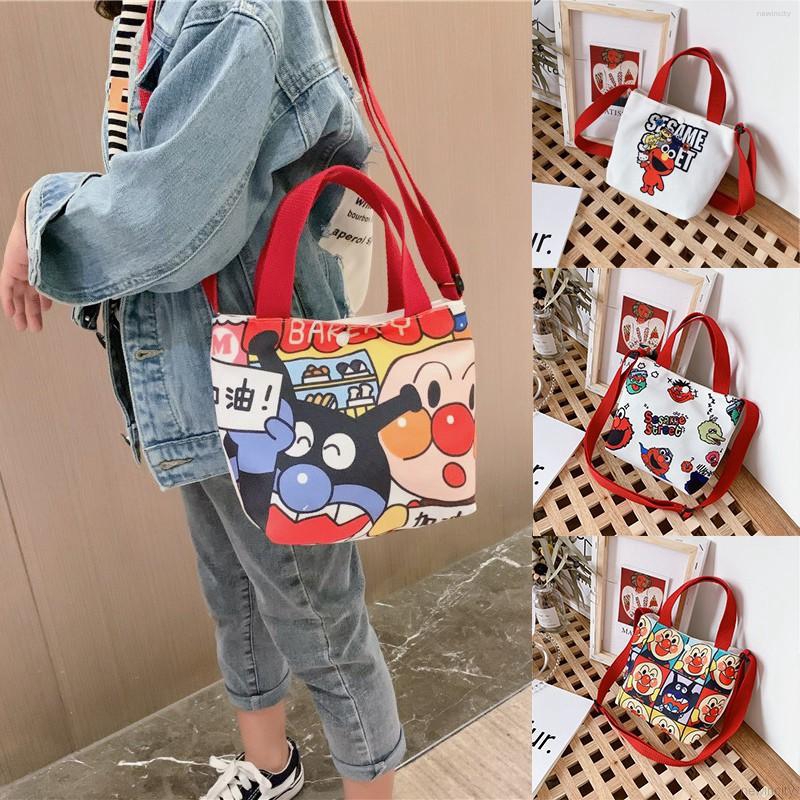 Túi đeo chéo Hàn Quốc in hoạt hình dễ thương cho bé gái