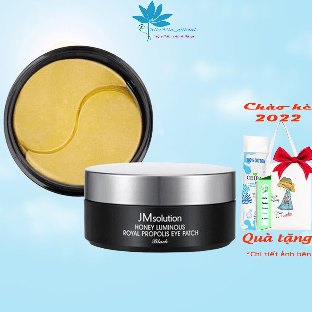 Mặt Nạ Mắt Mật Ong Jm Solution Honey Luminous Royal Propolis Eye Patch Giảm Nhăn Chống Lão Hóa Cấp ẨM