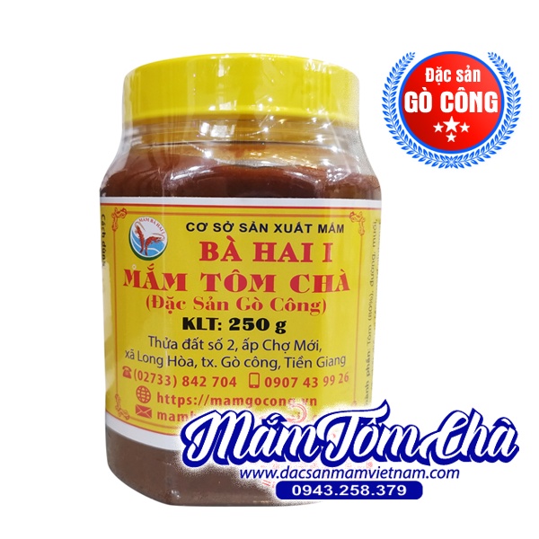 Mắm tôm chà Bà Hai Gò Công hủ 250g