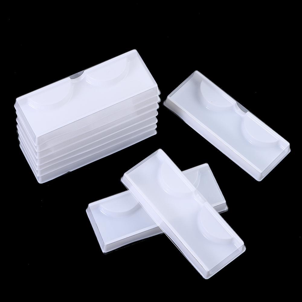 LAY Set 10 Hộp Rỗng Đựng Lông Mi Giả Màu Hồng