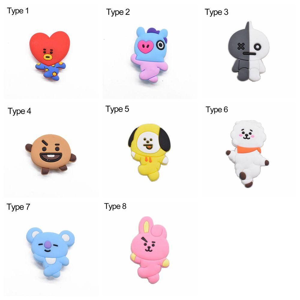 .Bộ 10 Phụ Kiện Trang Trí Xăng đan DIY Theo Phong Cách Hàn Quốc