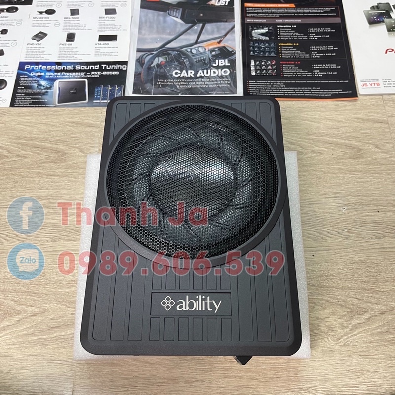 Loa sub Gầm ôtô Alibity AT 10S  Hàn Quốc Bao Lắp Đặt