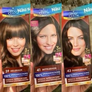 Thuốc nhuộm tóc Schwarzkopf Poly Color . ( phủ bạc tốt). Made in Germany