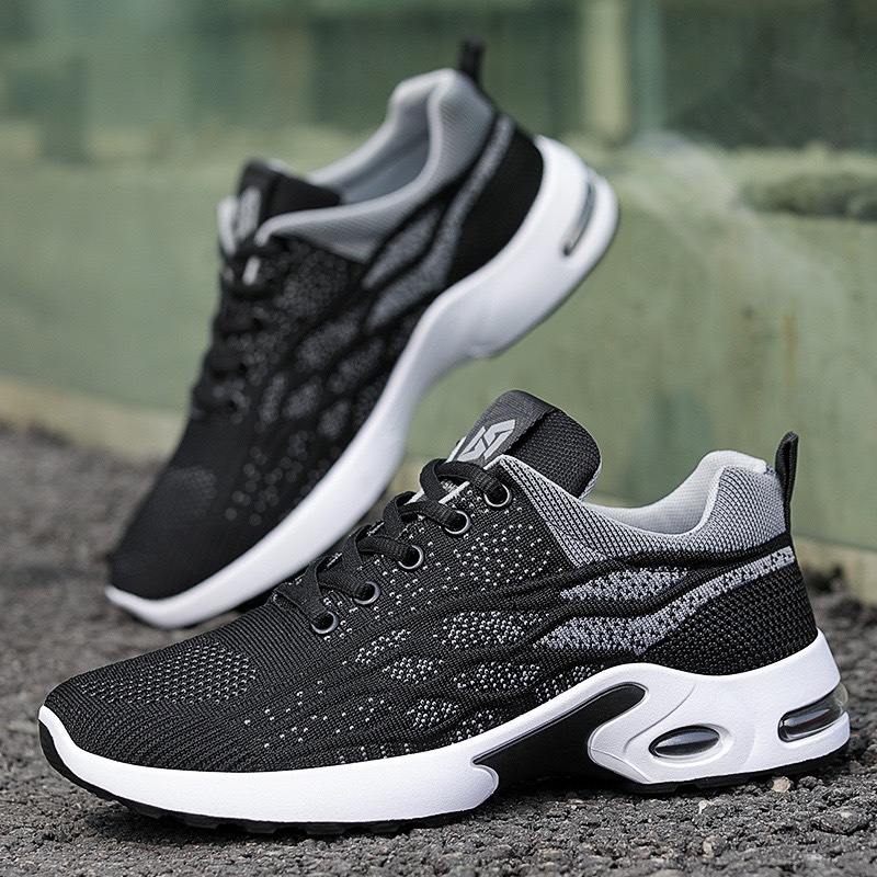 Giày thể thao nam sneaker vải thoáng khí Ponint Đệm Khí Cực Chất