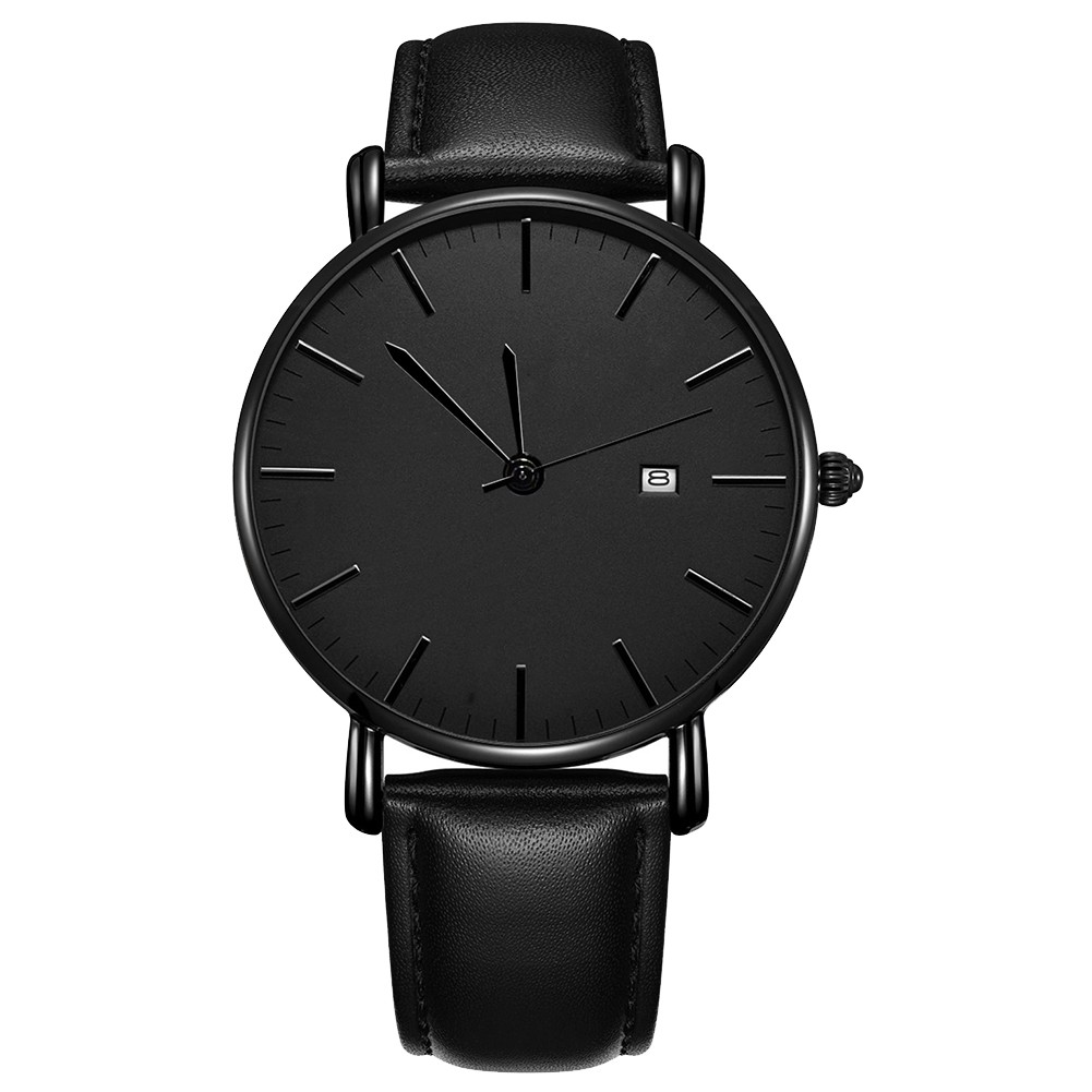 Đồng Hồ Nam Dây Da Thời Trang