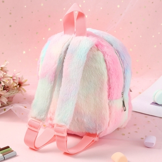 Ba Lô Mini Phối Lông Hình Kì Lân Dễ Thương
