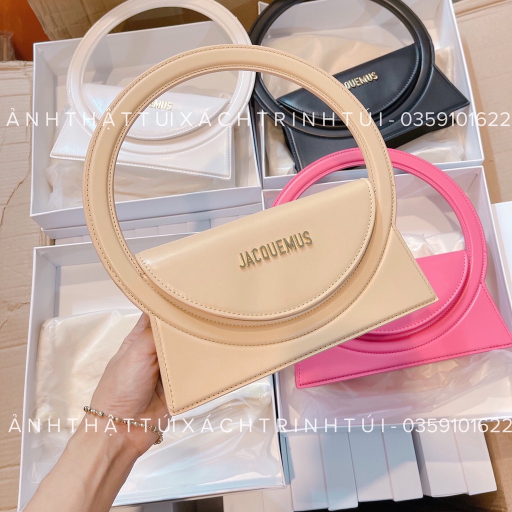 Túi xách nữ túi Jacquemus thời trang mẫu hot hit hiện nay với 4 màu cực kì sang chảnh nhà em về hàng