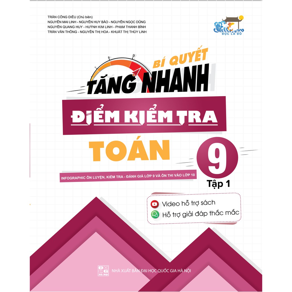 Sách - Combo Bí quyết tăng nhanh điểm kiểm tra Toán - Ngữ văn - Tiếng Anh lớp 9 (5 cuốn)