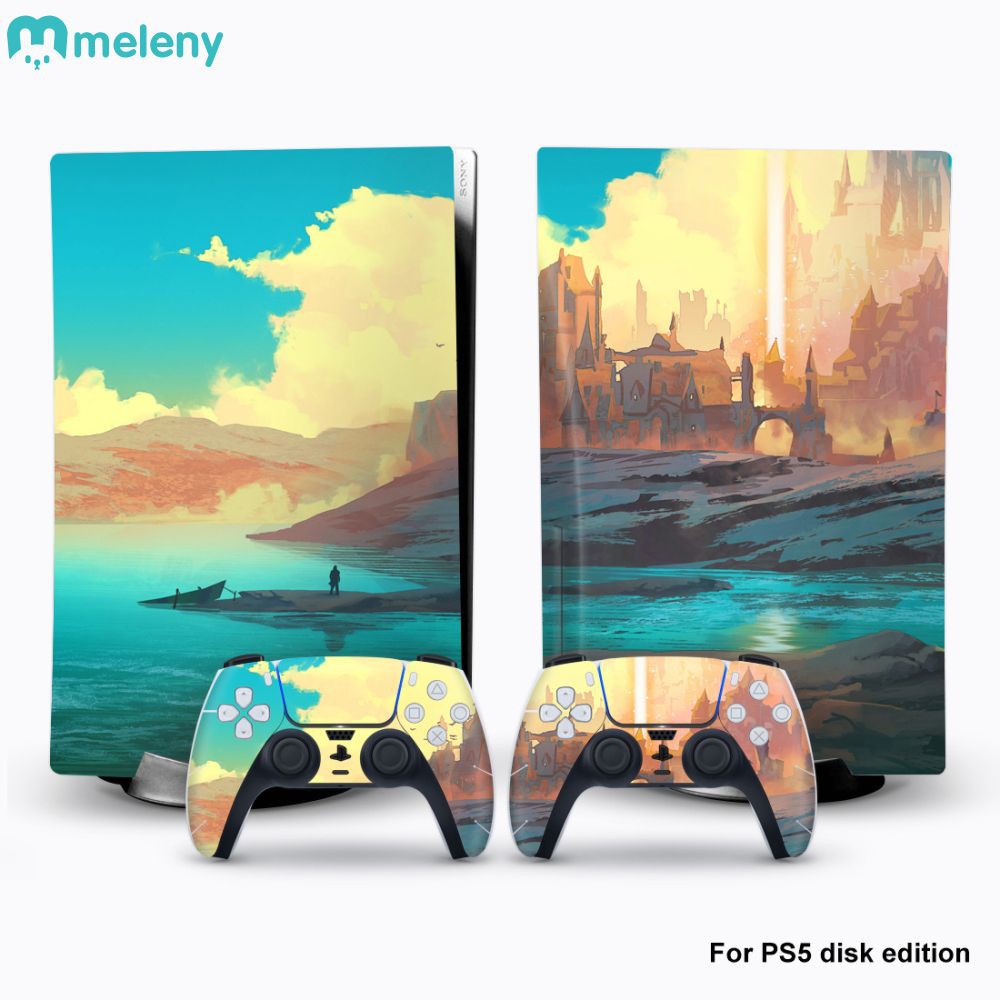 PLAYSTATION Miếng Dán Vinyl Cho Tay Cầm Chơi Game Ps5 5 Digital Edition & 2 Bộ Điều Khiển