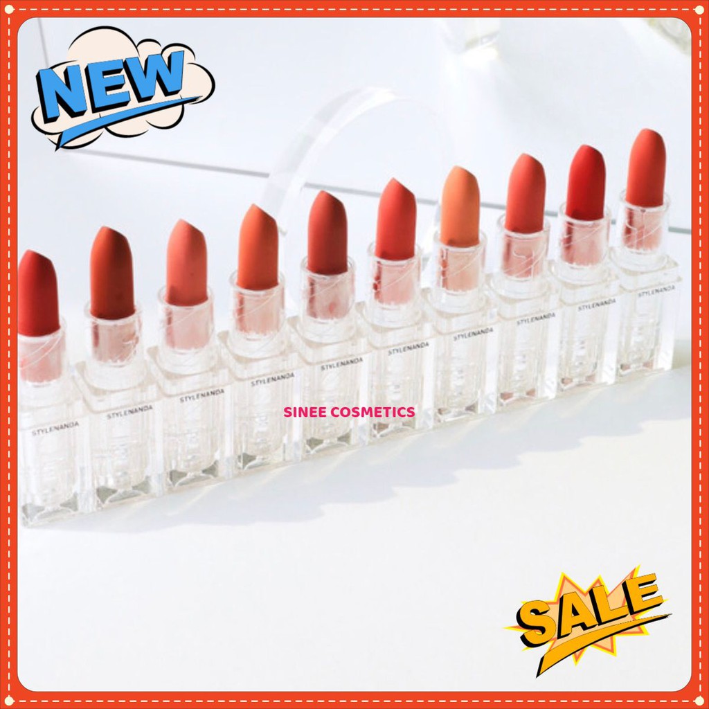 son 3ce 🔔 FREESHIP 🔔 3ce soft matte lipstick 🔔 3ce clear layer edition | BigBuy360 - bigbuy360.vn