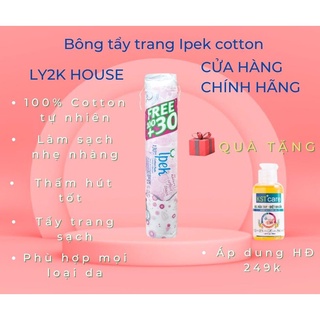 Bông tẩy trang cotton Ipek 130 miếng