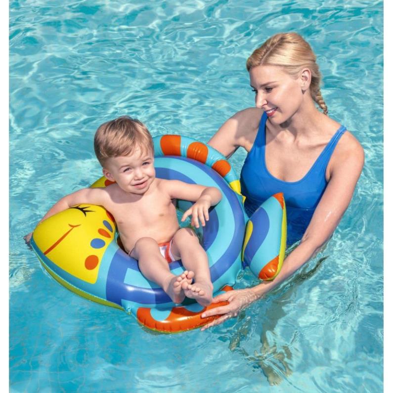 Phao bơi cho bé KOGANO phao tập bơi trẻ em họa tiết cá hoạt hình đáng yêu SS-001398