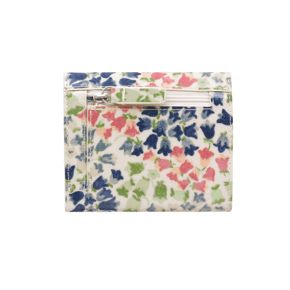 Cath Kidston - Ví cầm tay Small Foldover Wallet Tiny Painted Bluebell - 984843 - Warm Cream