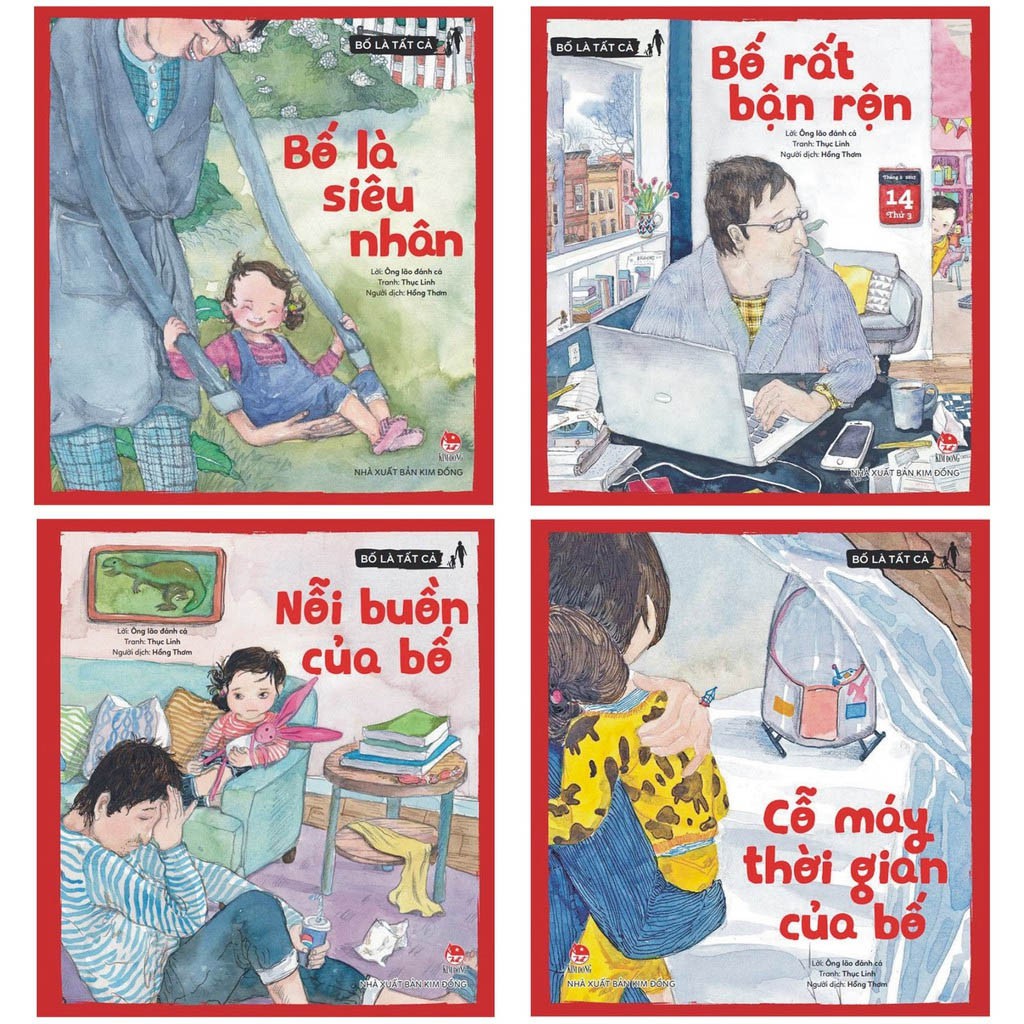 Sách - Bố Là Tất Cả - Bộ 4 Cuốn