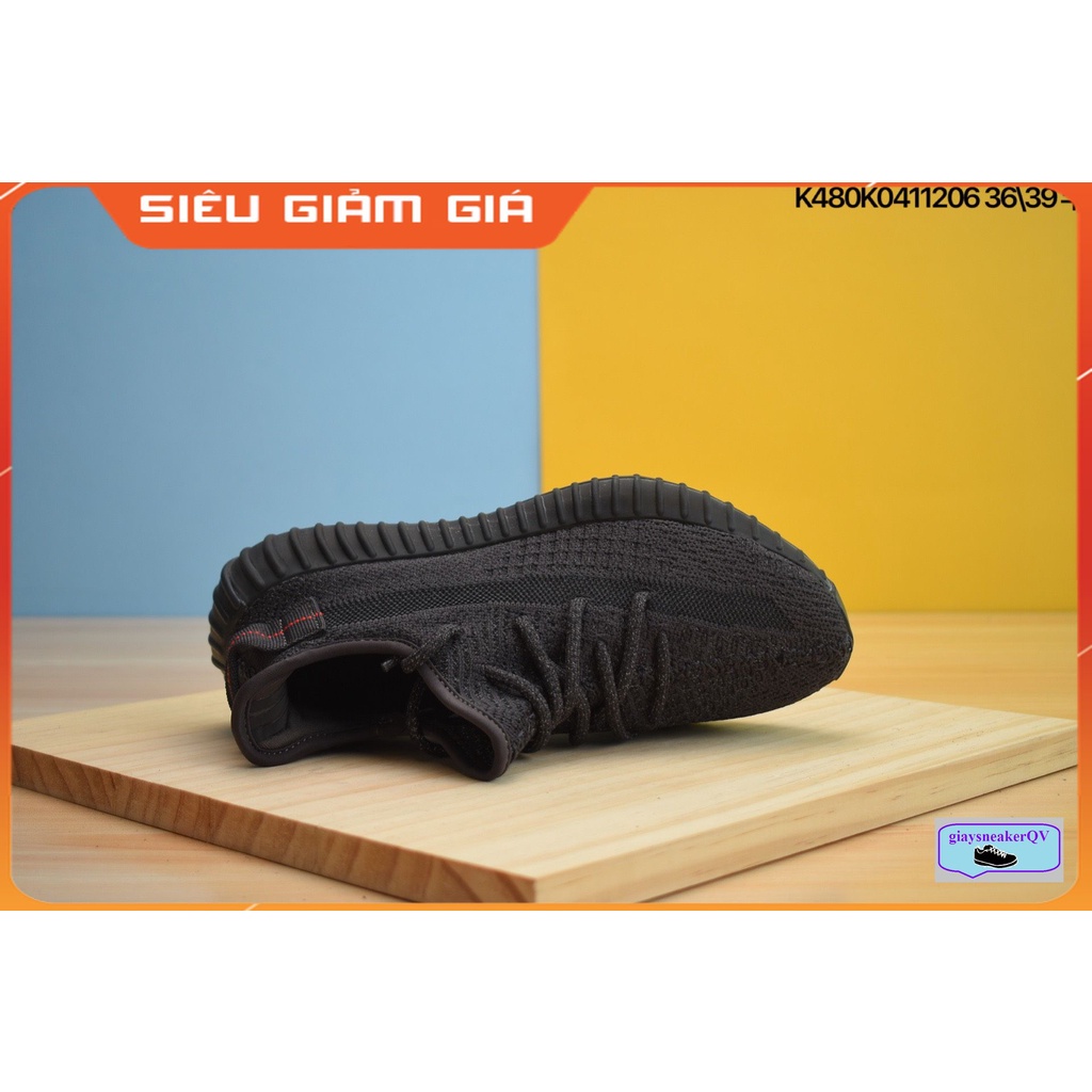 Giày thể thao sneaker YZ 350 V2 Black Reflective full đen siêu đẹp, giày yeezy cá tính dành cho nam nữ