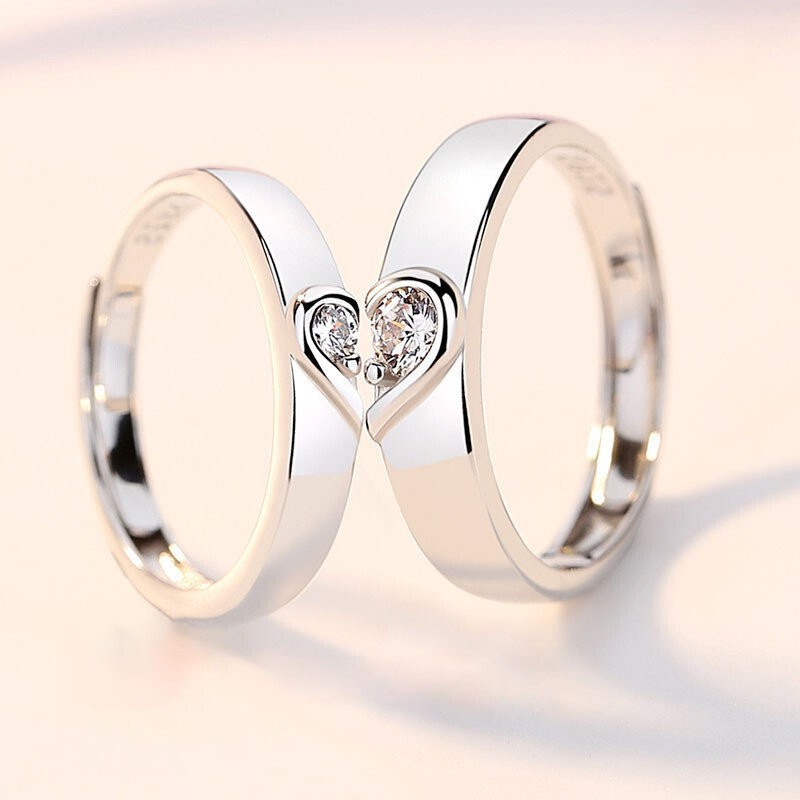  Nhẫn bạc S925 thời trang dành cho cặp đôi