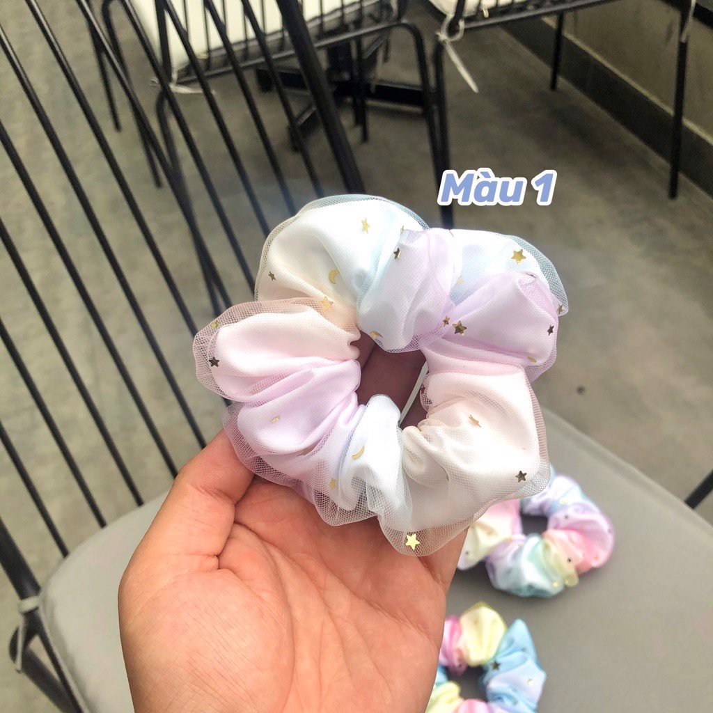 Dây buộc tóc scrunchies Galaxy dễ thương CT113