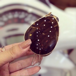 Kính râm nam B99 gọng vuông to tròn đen ovesized cho nam kẹp gấp gọn - Bự Store