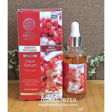 Serum dưỡng trắng phục hồi làm mềm da Natura Siberica