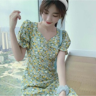 Đầm Hoa Nhí | Đầm Dạo Phố Xinh Iu - D07