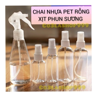 1 chai nhựa pet chiết mỹ phẩm, dung dịch dạng vòi xịt, phun sương, màu ngẫu nhiên