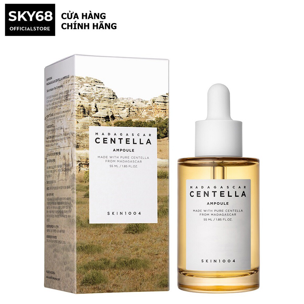 Tinh Chất Rau Má Giảm Mụn Và Làm Dịu Dành Cho Da Nhạy Cảm Skin1004 Madagascar Centella Ampoule 30ml/55ml/100ml