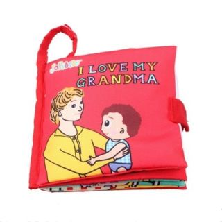 Sách vải Jollybaby - I LOVE MY GRANDMA