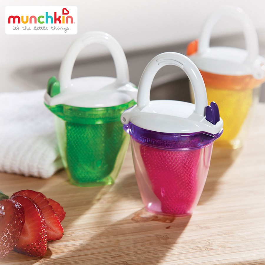 Túi Nhai Ăn Dặm Chống Hóc Có Nắp MunchKin