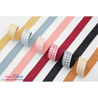 RB thô/dạ kẻ Gingham, dùng làm phụ liệu may mặc, phụ kiện tóc, thời trang, nơ bờm, bó hoa
