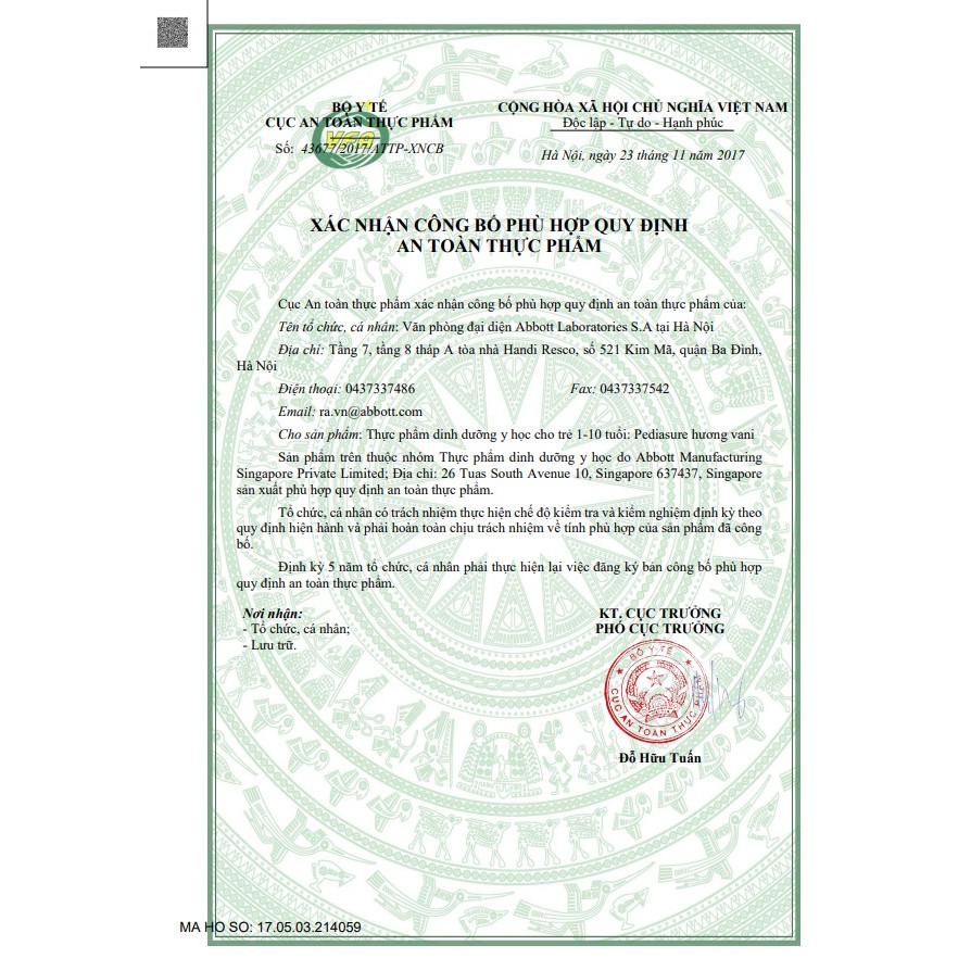 Sữa bột Abbott Pediasure B/A 1.6 Kg