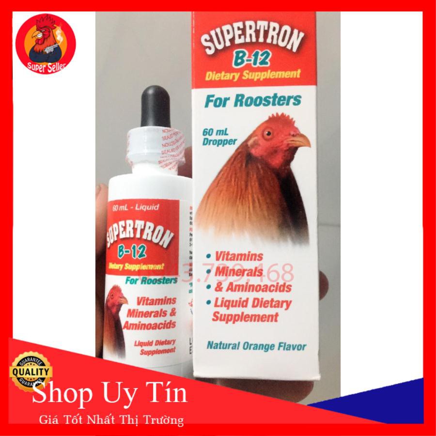 Supertron B12 60ml thuốc nuôi gà chế độ đá dạng nhỏ giọt