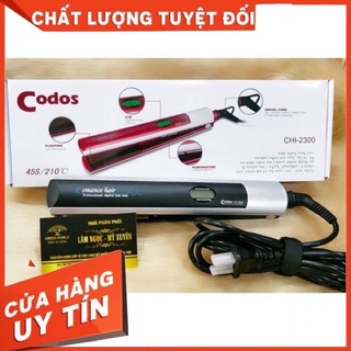 Máy kẹp CODOS CHI 2300 ⚡CHÍNH HÃNG⚡ máy kẹp tóc chuyên nghiệp salon tóc, loại 1, không cắn rứt tóc, bản vừa, nhẹ kéo