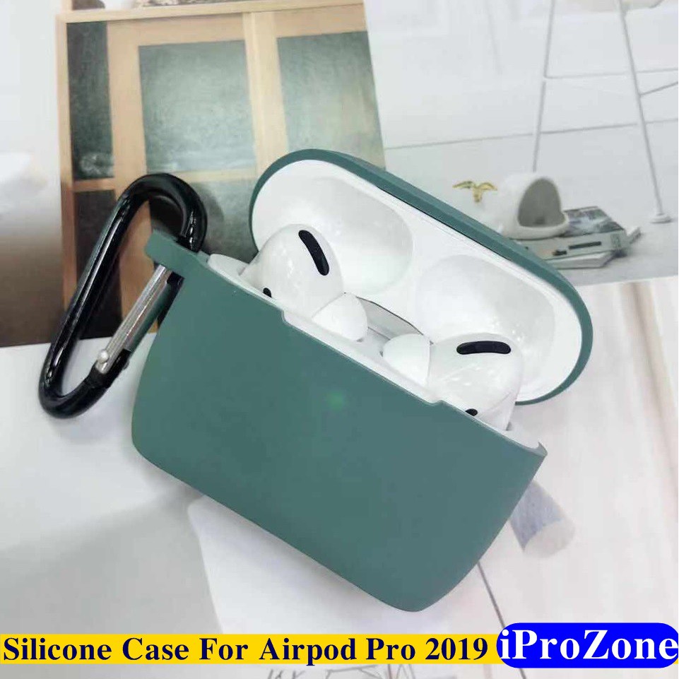 Bao silicone cho Airpod Pro ( Airpod Gen 3 2019 ) kèm móc khóa chống bẩn , chống va đập